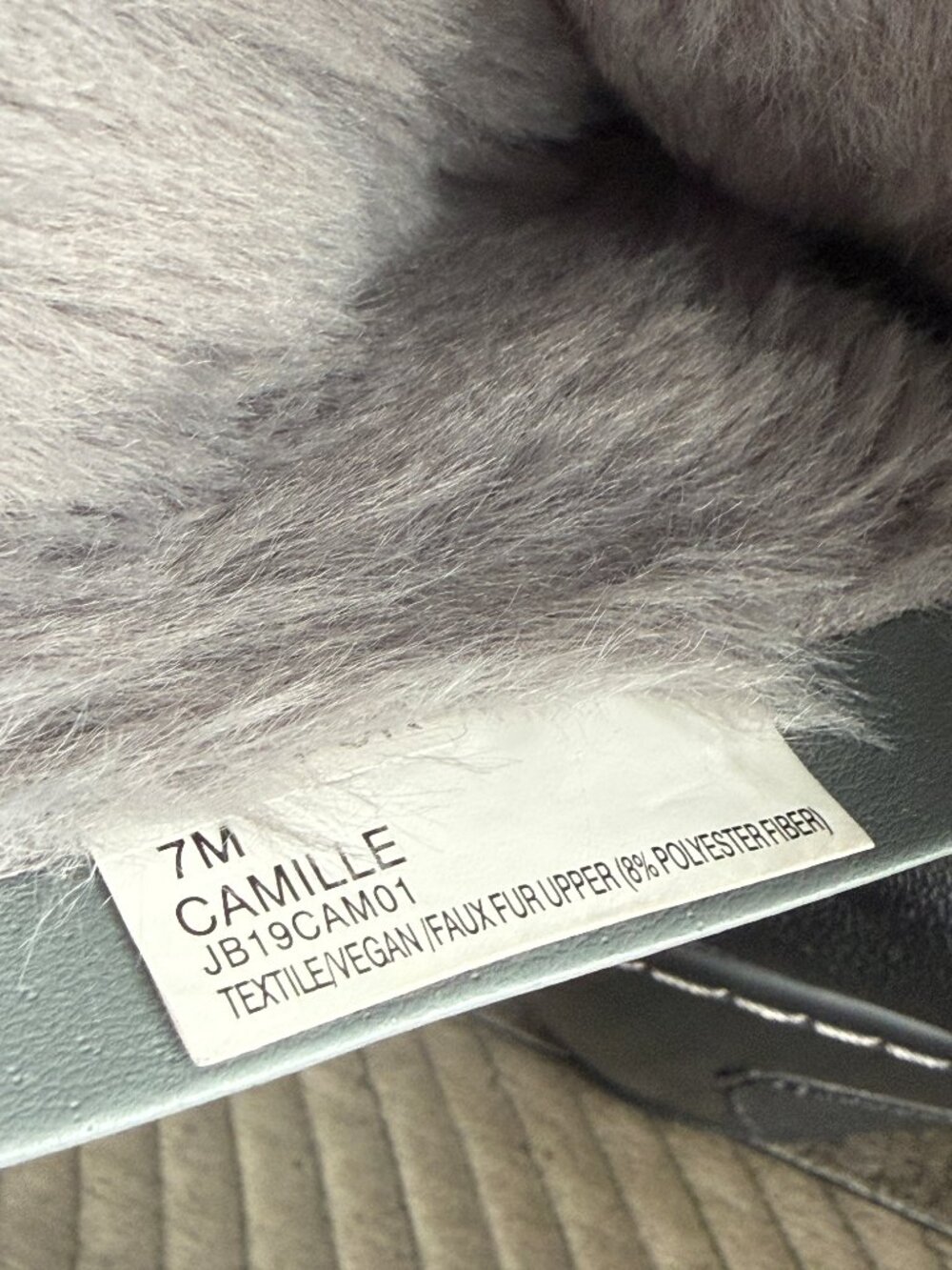 JBU by Jambu "Camille" Faux Fur Lined Side Zip Wedge Mid-Calf Boots Wm Size 7M - Picture 7 of 11